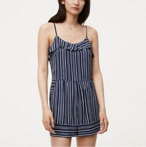 Ann Taylor Loft Stripe Romper